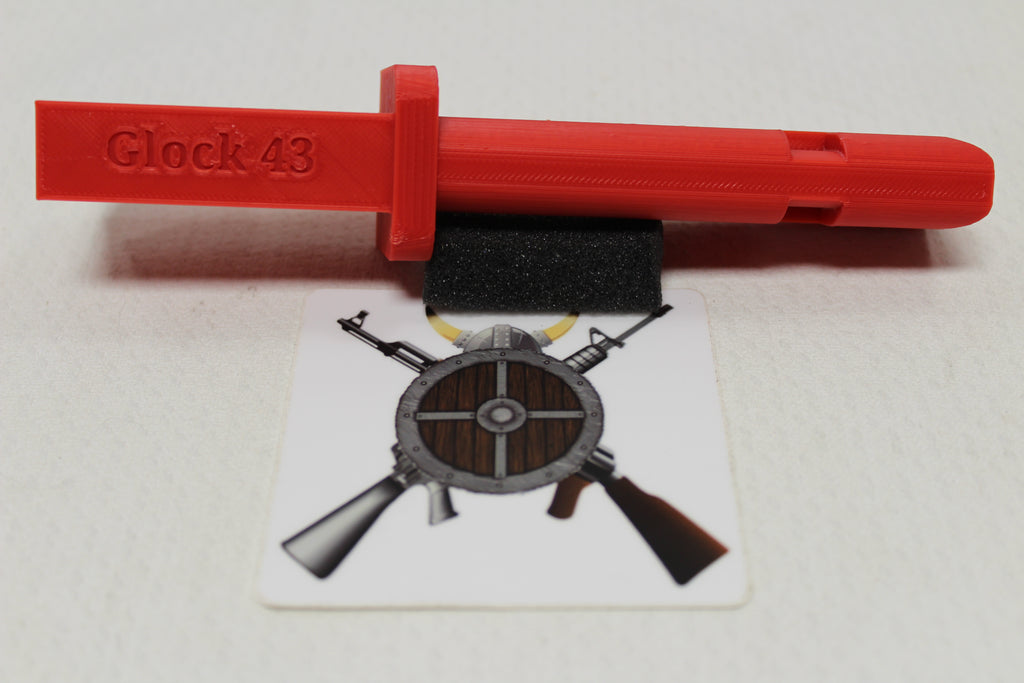 Glock 43, 43X, 48 Vise Slide Block for Gunsmiths 3D Printed Non-Marring