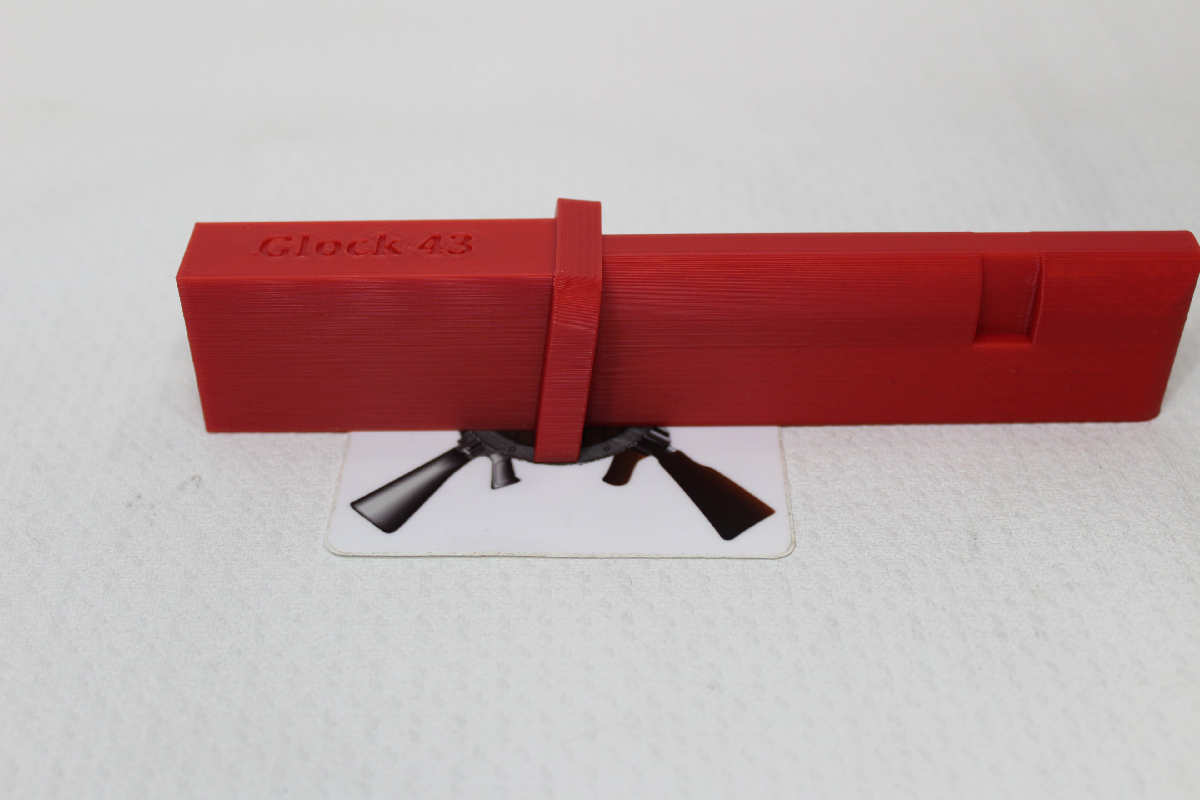 Glock 43, 43X, 48 Vise Slide Block for Gunsmiths 3D Printed Non-Marring