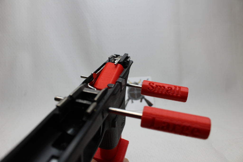 Glock Maintenance Pin Set - Includes 3 pins to work with all Glock generations