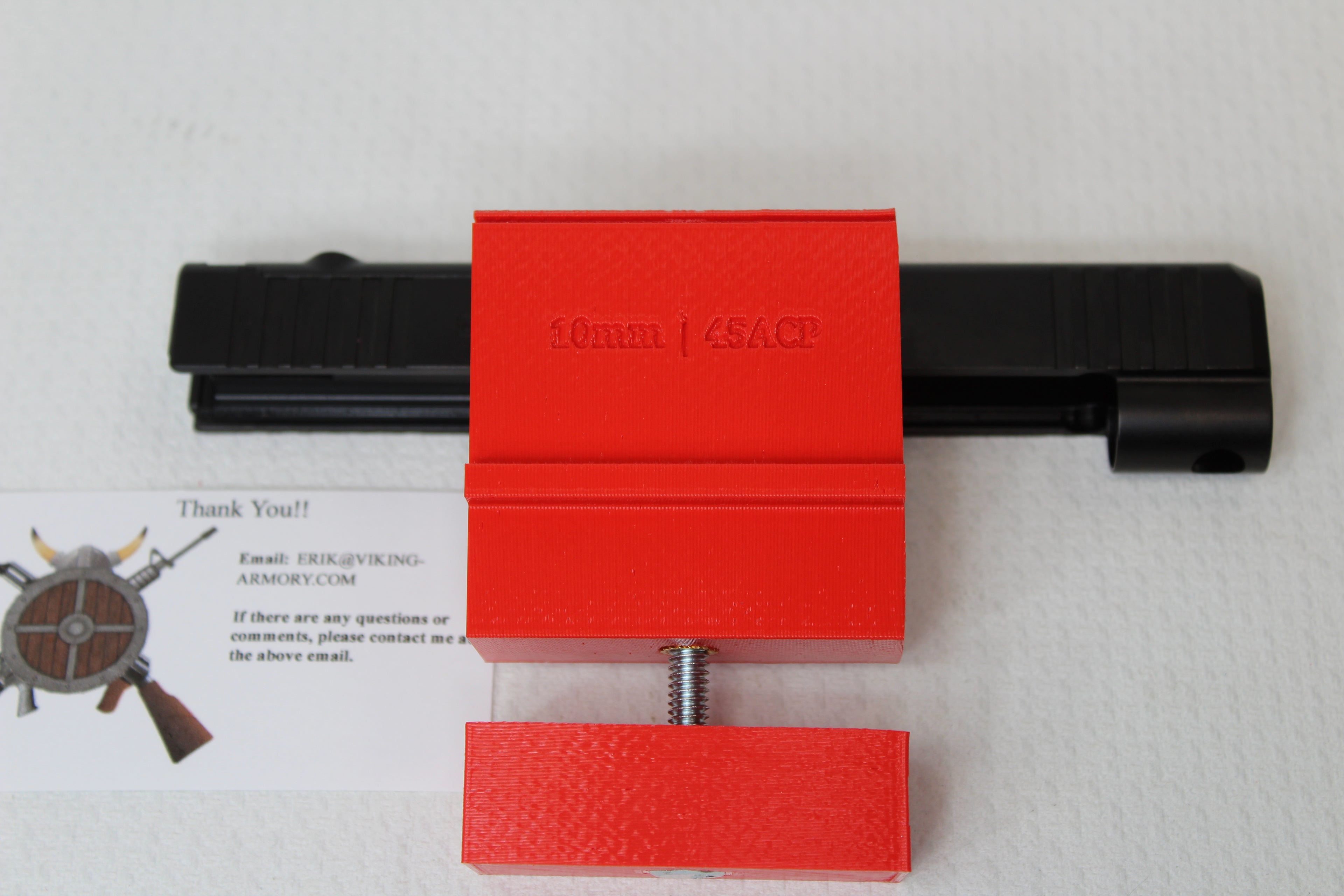 Glock 45/10mm Slide Vise - 3D Printed (Read description)