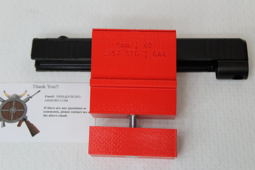 Glock 19 | 17 | 22 and more! Slide Vise Block - 3D Printed