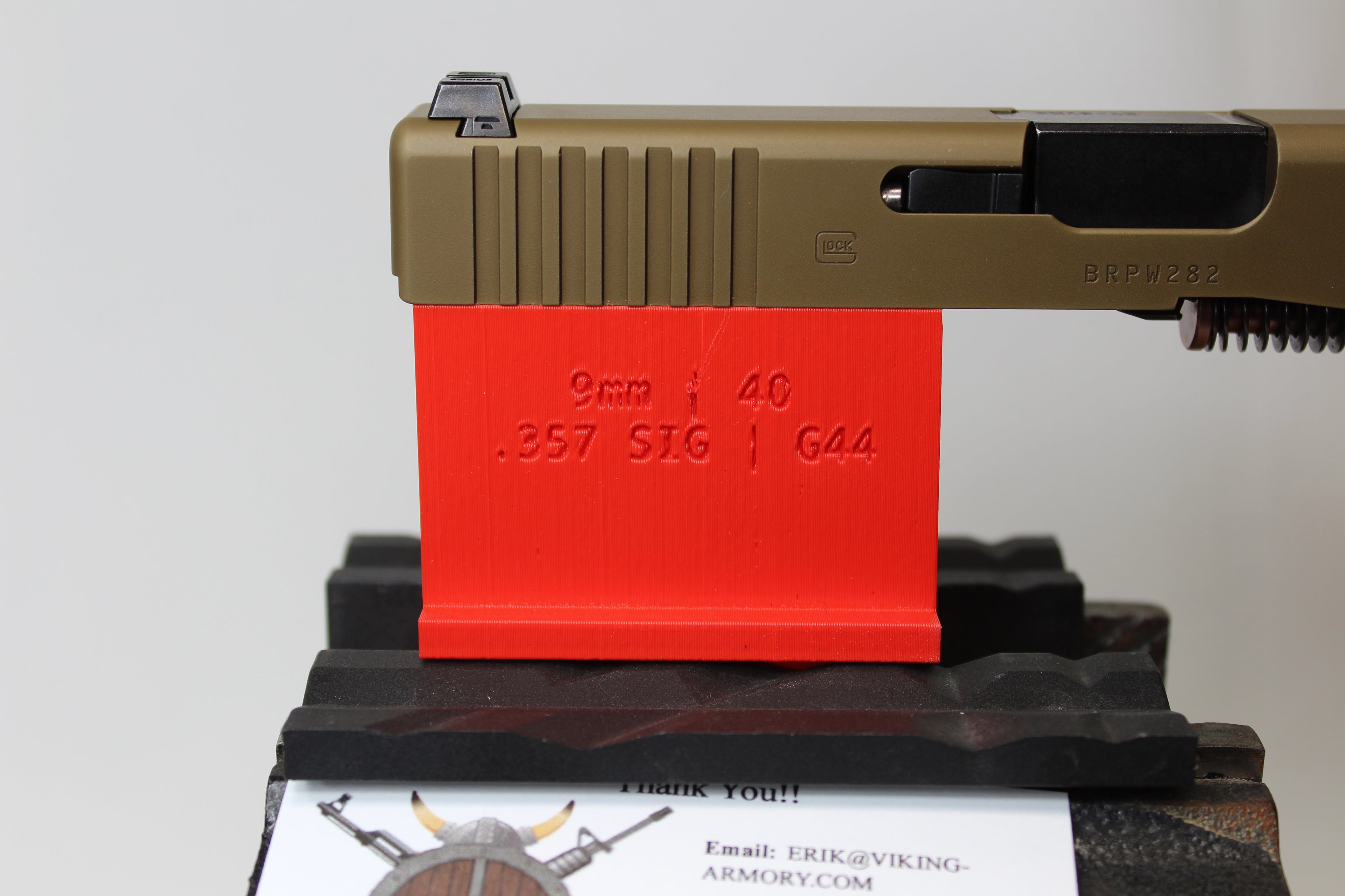 Glock 19 | 17 | 22 and more! Slide Vise Block - 3D Printed