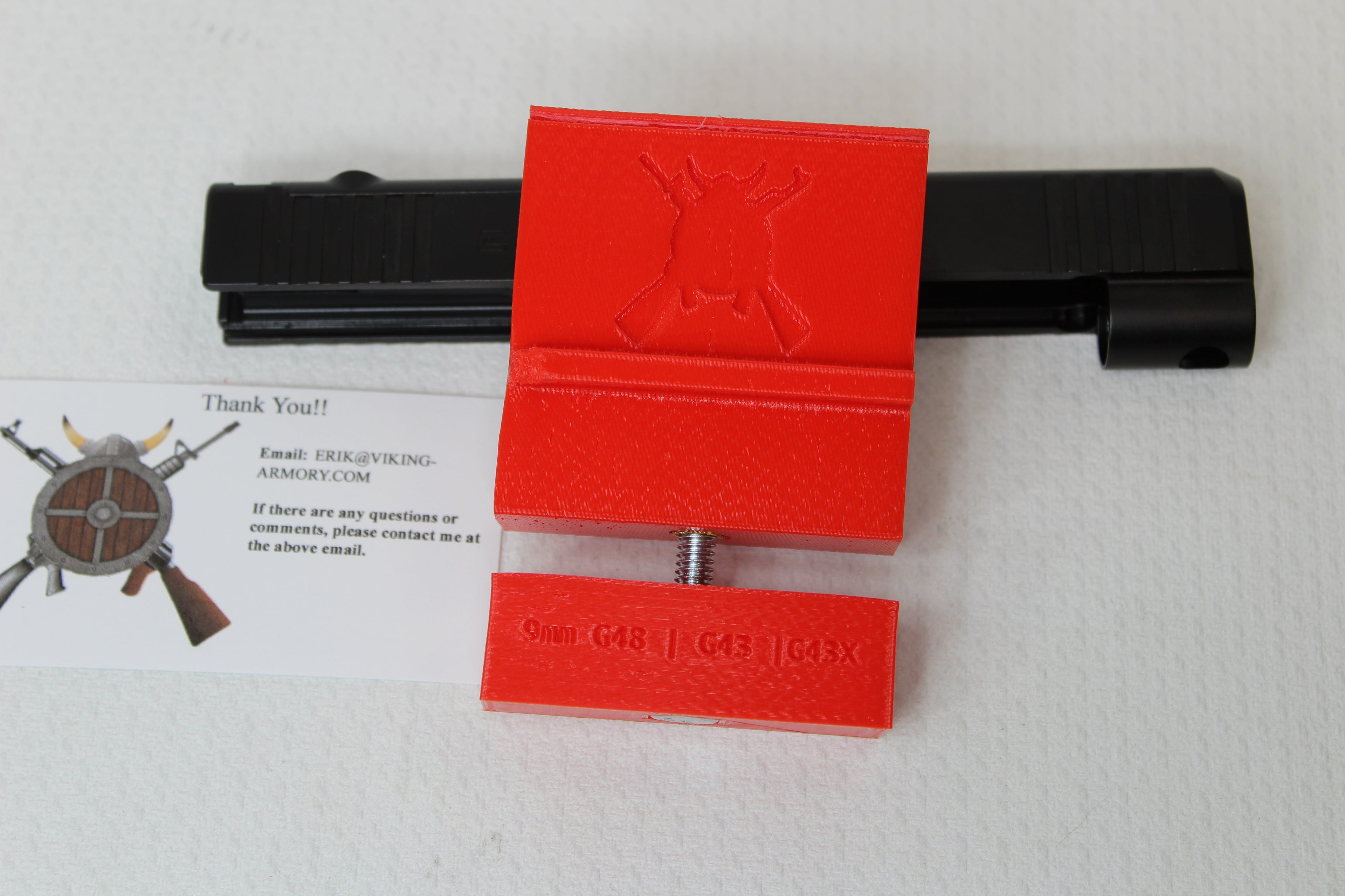 Glock 43x/48 Slide Vise - 3D Printed (Read Description)