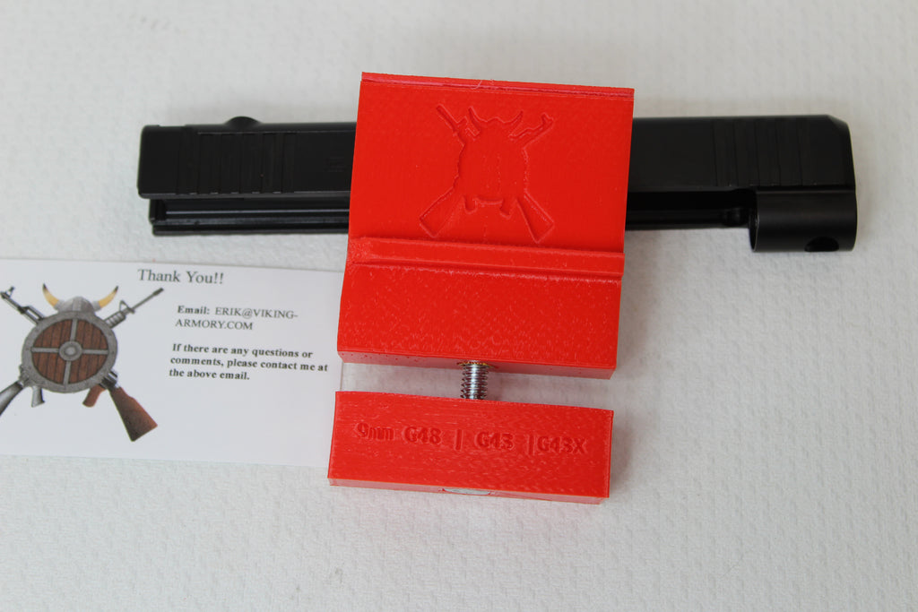 Glock 19 | 17 | 22 and more! Slide Vise Block - 3D Printed