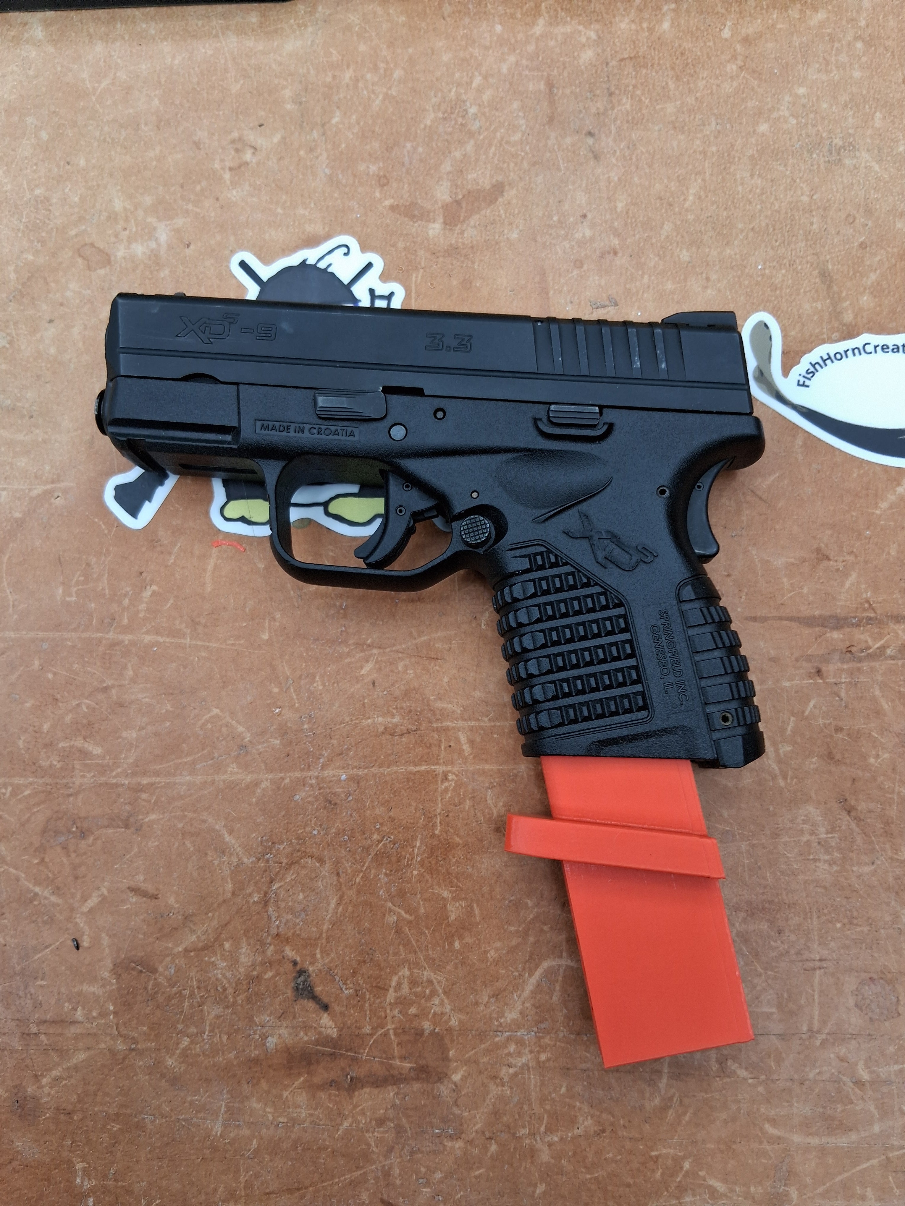 Springfield XDs 9mm Vise Block - 3D Print - Built To Last!