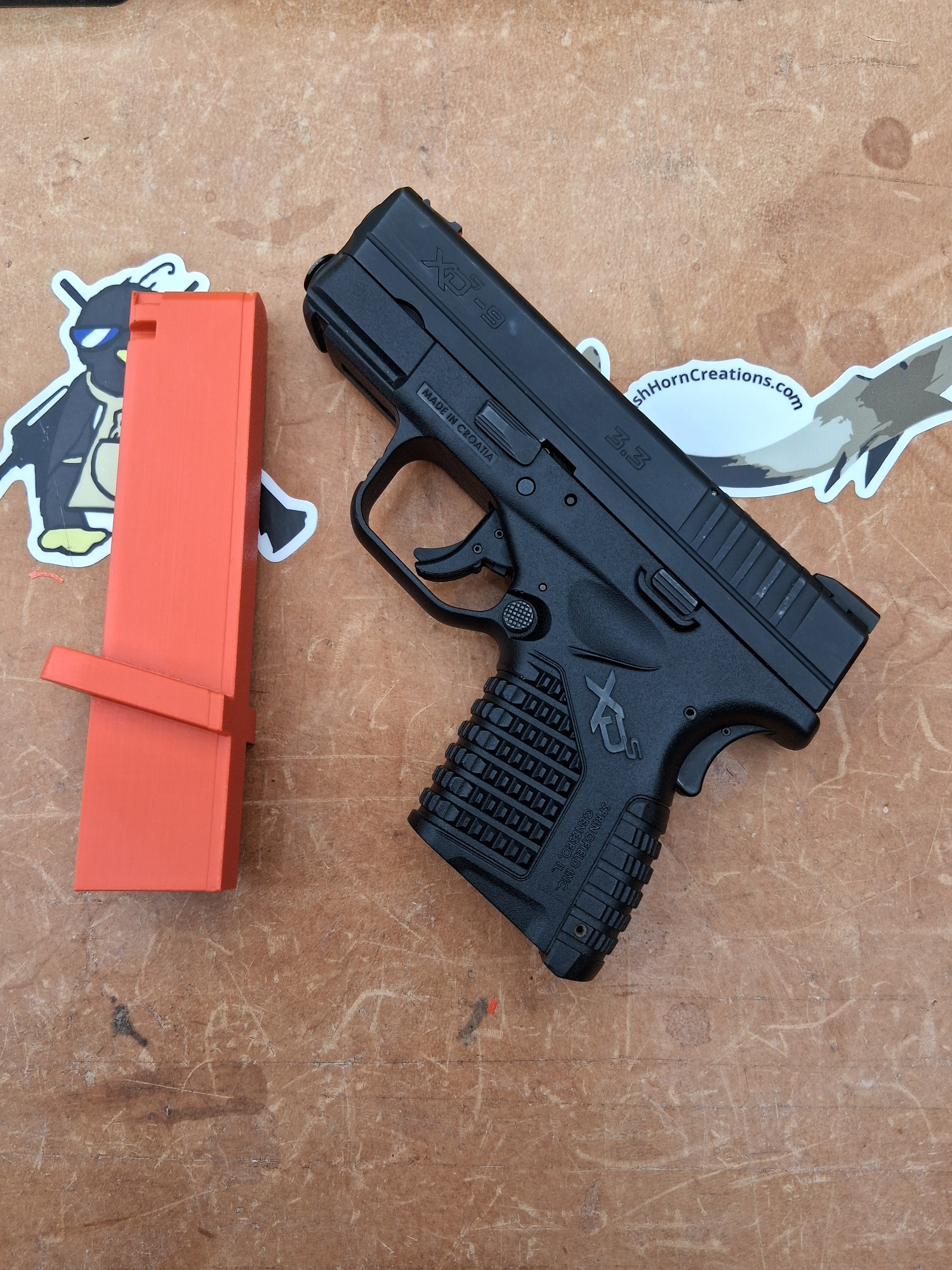 Springfield XDs 9mm Vise Block - 3D Print - Built To Last!