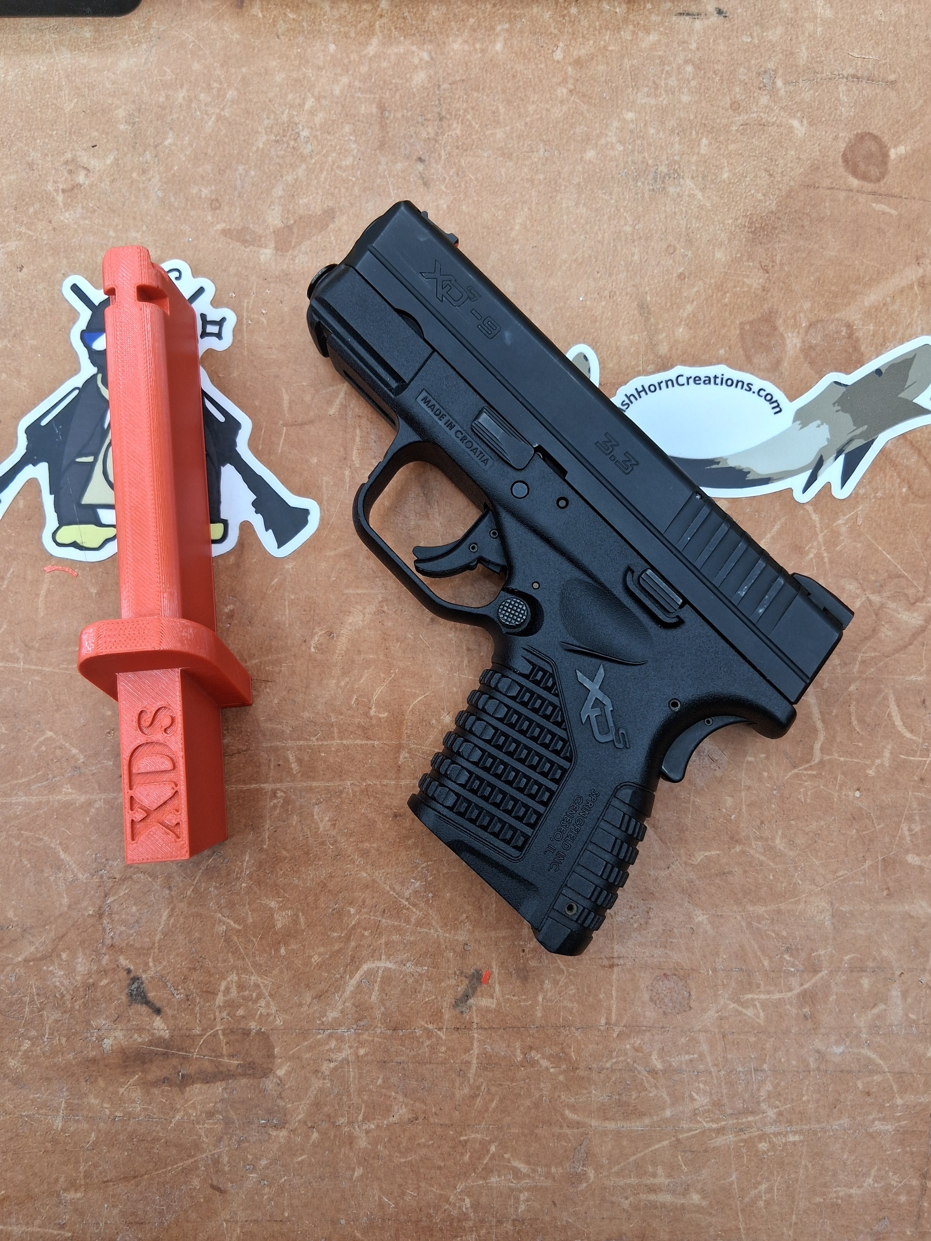 Springfield XDs 9mm Vise Block - 3D Print - Built To Last!